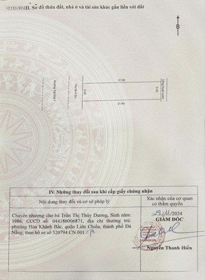 bán đất mt trà khê 7 - đối lưng trần đại nghĩa - khu fpt