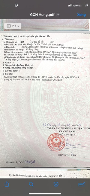 bán nhà 200m2 có 169.9m2 thổ cư củ chi