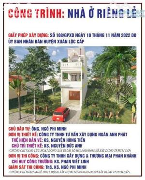 Bán Nhà Cao Cấp 1T2L Mặt Tiền KD Gần Khu Sinh Thái Chứa Chan Xuân Lộc Đồng Nai