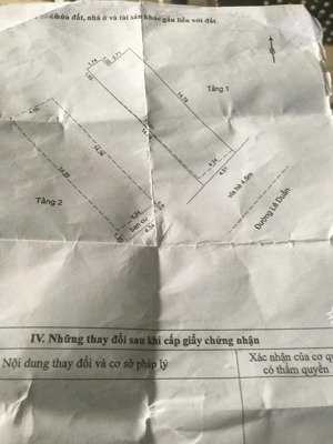 bán nhà 2 tầng mặt tiền lê duẩn đang cho thuê 18tr 69m2 ngang 4,5 giá rẻ chỉ 15ty lvcc