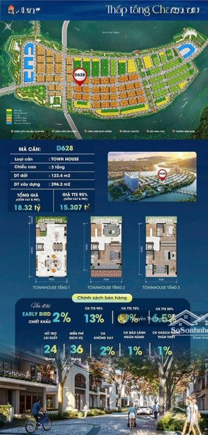 bán cặp đường d6 siêu hiếm dự án charmora city