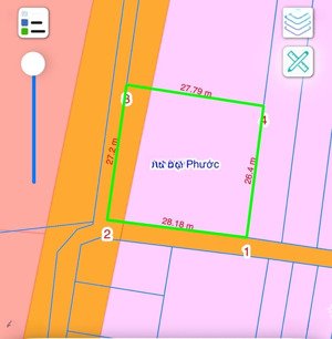 bán miếng đất 2 mặt tiền ngay đường cầu cát lái mới lh: 