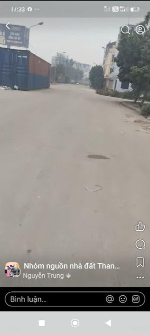 mảnh đất đẹp tđc liên ninh + ngọc hồi, ô tô chạy vòng quanh