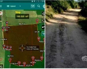 bán 200 công đất ruộng, cặp đường, cặp kênh, thuộc xã hưng điền b cũ. long an. giá 75 triệu/1công