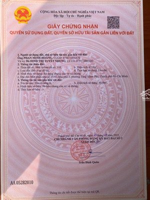 bán lô đất siêu đẹp 4,5x17,5 huong dông nam