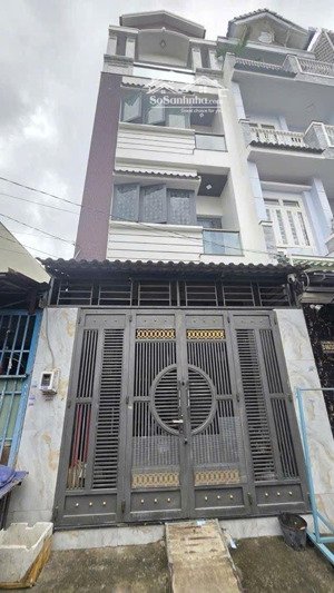 bán nhà lê văn quới 56m2 - 4 tầng - hem xe hơi thông - tiện ích xung quanh đầy đủ - giá 6,5 tỷ tl