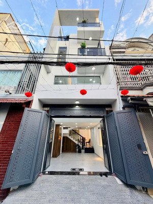 4x12m, bán nhà xây mới hẻm 1/ xe tải, 4 tầng, phan huy ích, p14 gò vấp, 6 tỷ ++ (cạnh ubnd aht)