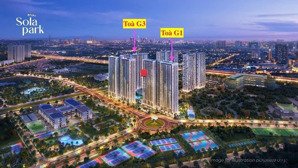 em chính chủ bán cc 2pn căn 10 lô góc tại imperia sola park, giá siêu hời 6,2 tỷ, 64m2