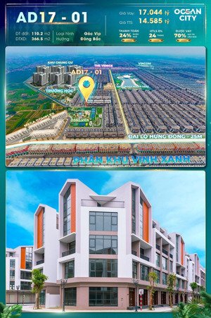 căn góc ad17 diện tích 110m giá chỉ 14 tỷ