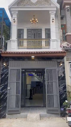 bán nhà đẹp 1 trệt 1 lầu hẻm 10 m nguyễn thị chạy, 4,5 tỷ, 67,4 m2, cách chợ tân long vài bước chân