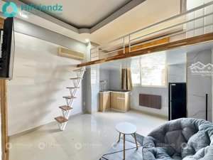 căn hộ gác cửa sổ siêu đẹp | toà nhà thang máy siêu tiện nghi | full nội thất đầy đủ