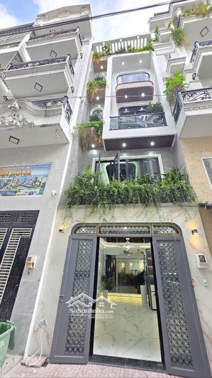 bán nhà hẻm 730 hương lộ 2, 61m², 5 tầng, nhà mới, tặng full nội thất