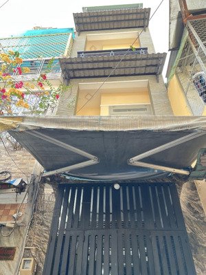 nhà mới tân bình đường ni sư huỳnh liên - hẻm ô tô thông thoáng 4 tầng 38m 5tỷ4 vị t