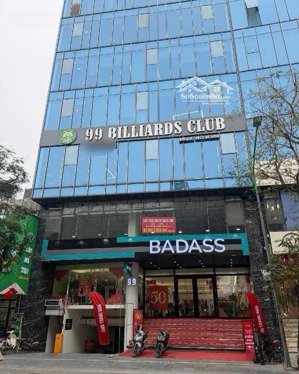 bán tòa văn phòng kinh doanh mặt phố lạc long quân, 140m2 x 7t x mt 8m, tầng hầm thang máy