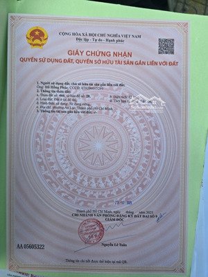 cần chuyển nhượng lại lô đất đẹp hẻm sinco,an lạc,bình tân,5,9tỷ,55,1m2,giá cực chất vị trí cực đẹp