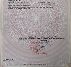 bán đất thổ cư 100% mặt tiền đường số 1