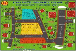 bán đất nền dự án tín hưng - đối diện ký túc xá đh luật - đối diện chợ long phước