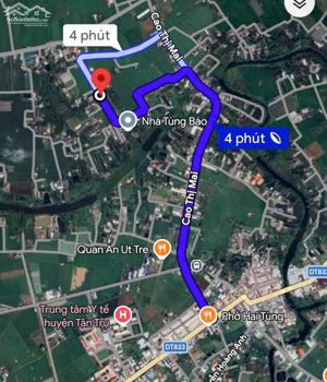 Bán nền thổ 5x29 mt đan 6m cách nhựa Cao Thị Mai 500m đông dân cư tại Xã Tân Trụ Tỉnh Tây Ninh