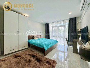 căn hộ 1pn có bancông full nội thất tại hoàng diệu q4 gần cầu khánh hội, đh luật