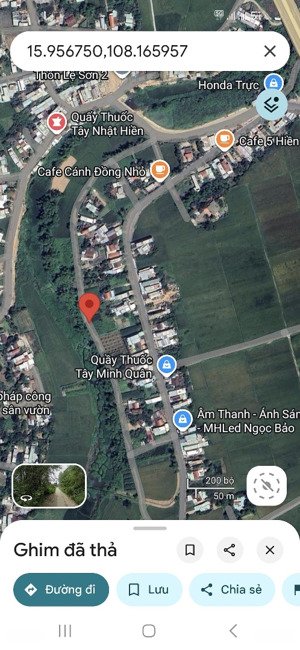 bán đất tại xã hòa tiến, giá 950 triệu, diện tích 100m2, hàng hiếm tại đà nẵng