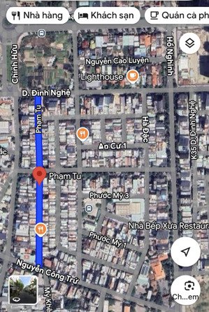 bán lô đất mt phạm tu khu du lịch phố hàn quốc, phạm văn đồng