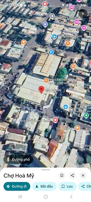 bán lô đất hàng hiếm trước bến xe trung tâm, cách chợ hoà mỹ 30m. dtich lớn giá rẻ chưa đến 56tr/m2