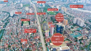 bán suất ngoại giao giá mềm chcc the one complex số 1 định công, hà nội. căn góc dt 129m 3pn 3wc