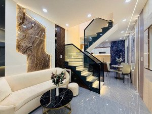 nhà phố sang trọng - 3 tầng - 75m sd - nội thất cao cấp - ngay emart 2 - đi sân bay 10 - 4 tỷ chút