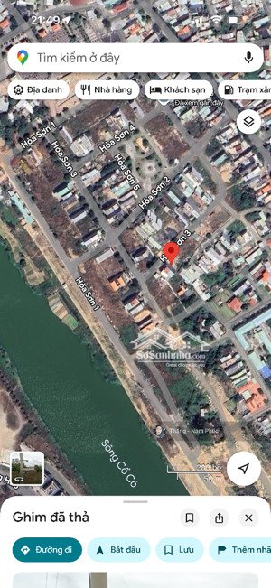 rẻ nhất thị trường lô hoả sơn 3 ngang 6m sát sông cổ cò gần công viên giá cực kỳ tốt