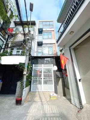 nhà mới 4 tầng hxh trần xuân soạn, 48m2, 5pn full nt, giá 5.3 tỷ