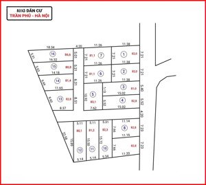 bán lô đất 80,2m full thổ cư hàng f0, giá tốt từ cdt 1tỷ4x trần phú, xã xuân mai mới, chương mỹ, hn