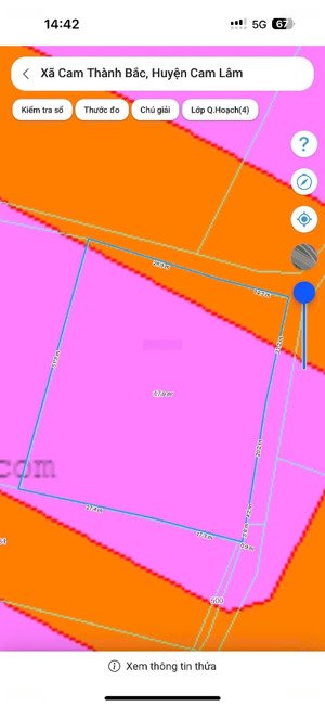 cam thành bắc - full xoài - 41 x 51m - 2135 m2 - giá chỉ 1 tỷ 200