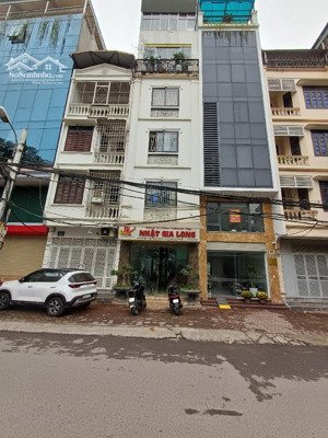 bán nhà kim đồng 105m2 x 5 tầng, mặt tiền 7m, gara, ô tô tránh, view hồ, giá 26 tỷ