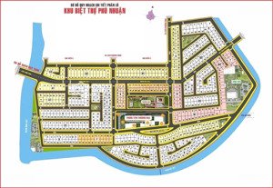 bán đất nền dự án tại kdc phú nhuận - phước long b, 120 triệu / m2, 280 m2, trục chính 659