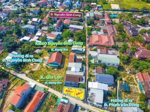 Đất nền Kiệt 360 Nguyễn Sinh Cung gần chợ mai phú thượng
