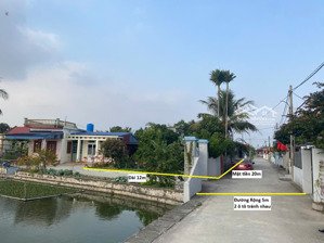 chính chủ cần bán lô đất đẹp mặt tiền 20m tại quyết tiến, tiên lãng giá chỉ 12tr/m2