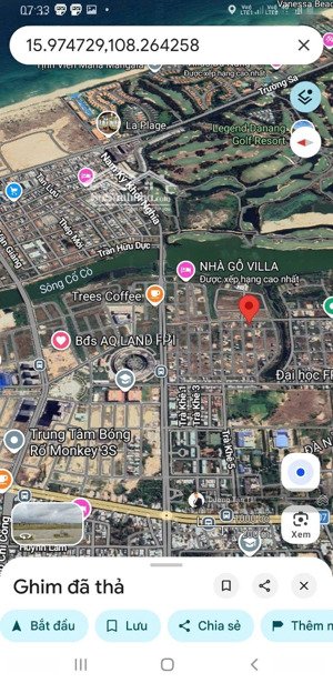 la bàn land bán lô b3.24 trục bắc nam fpt vị trí: trục bắc nam kđt fpt city đà nẵng