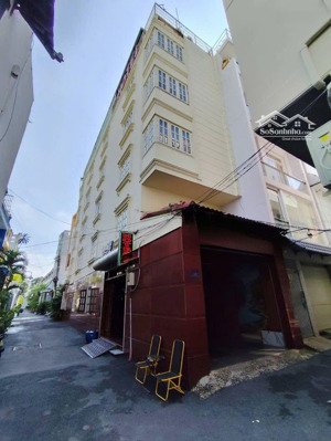 khách sạn 5 tầng dòng tiền gần 200tr/tháng - mặt tiền thụt quang trung - ngay ngã 6 nguyễn oanh