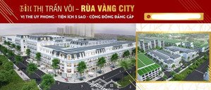 bán đất trung tâm khu đô thị rùa vàng city ngã tư vôi - 84m2