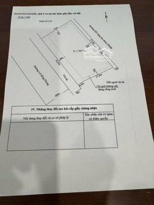 bán 1.747m2 mặt đường lê hồng phong vị trí vàng ngay vòng xuyến sân bay cát bi - mặt tiền: 52m