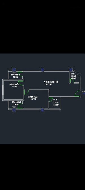 bán căn hộ chung cư vinaconex 12 - 57 vũ trọng phụng 86m2 có 2pn - 2wc nhà vuông vắn giá 7.x tỷ