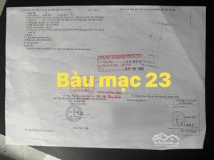 bán lô đất đường 15m bàu mạc 23 dt 187,5m2 ngang 7,5m