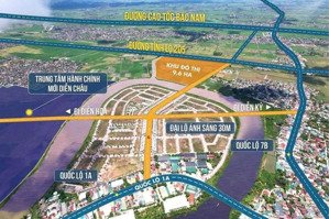 đất vàng diễn châu - sổ đỏ trao tay, nhận ngay lợi nhuận