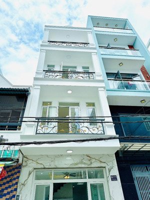 nhà mới xây, 4 tầng, mặt tiền đường, khu dân cư bông sao p5, q8