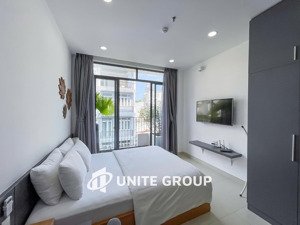 cho thuê căn hộ 1 phòng ngủ ban công full nội thất cao cấp lý chính thắng, quận 3