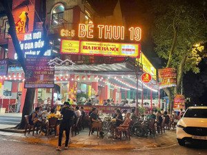 mặt bằng kinh doanh trung tâm ăn uống - mặt phố nguyễn khuyến- diện tích 350m2- mặt tiền lô góc 20m