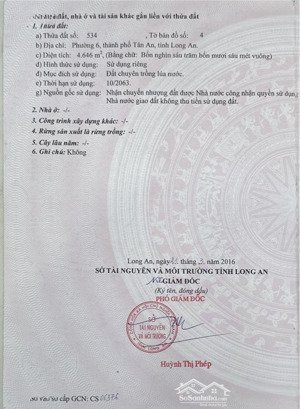 bán đất mặt tiền sông vàm cỏ ngay trung tâm tp. tân an, long an