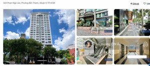 bán nguyên sàn tầng 5 tòa nhà international quận 1 diện tích 823m2 ngân hàng cho vay 35 tỷ