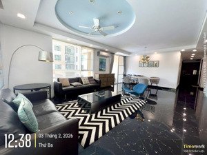 cho thuê gấp 3pn, 2wc, full nội thất, 160m2, giá bao gồm phí quản lí
