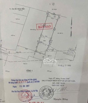 bán nhà 1 tấm ngay sau căn mặt tiền đường số quang trung, p8, gò vấp. dt 90m2, 4.33x19m, nở hậu đẹp